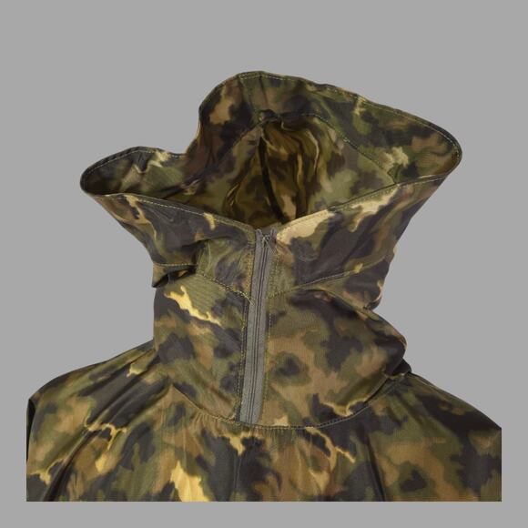 Soviet Plash Palatka Rain Poncho Woodland Camo Tent Coat Nylon Made in Russia - Picture 4 of 12